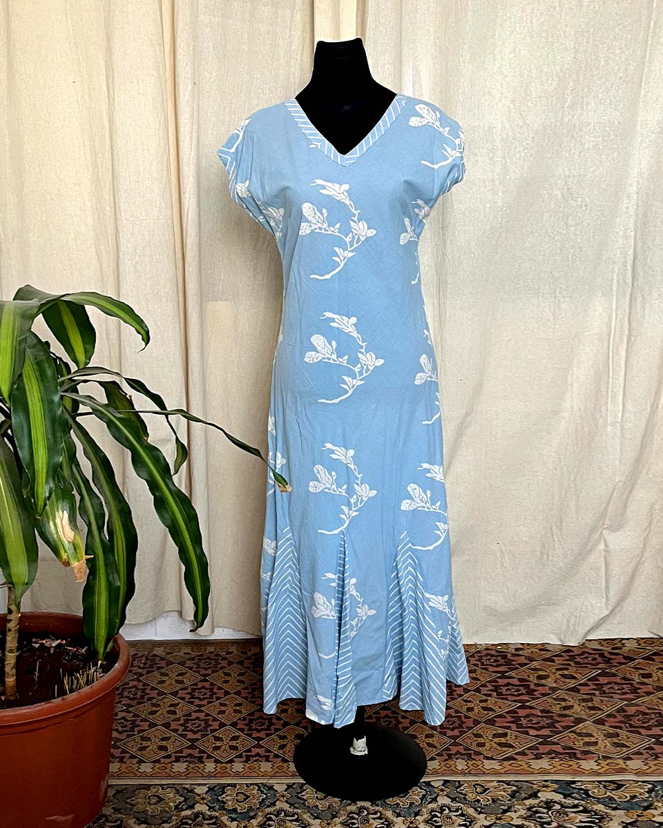 Skyline Petals cotton dress-LD