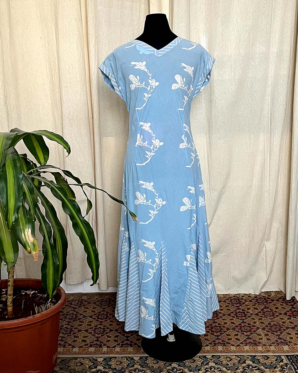 Skyline Petals cotton dress-LD