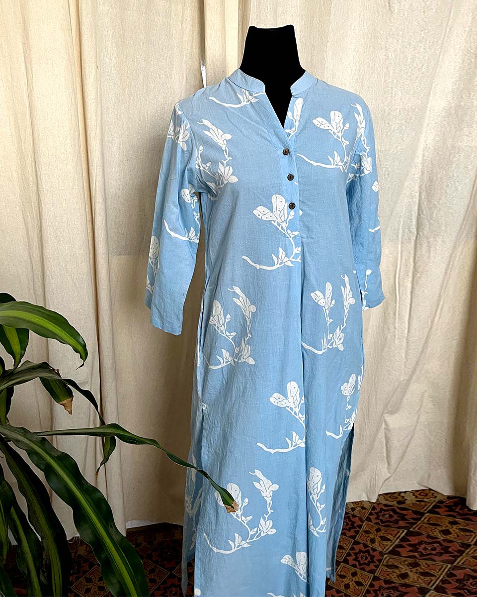 Blue Horizon Cotton kurti -LD