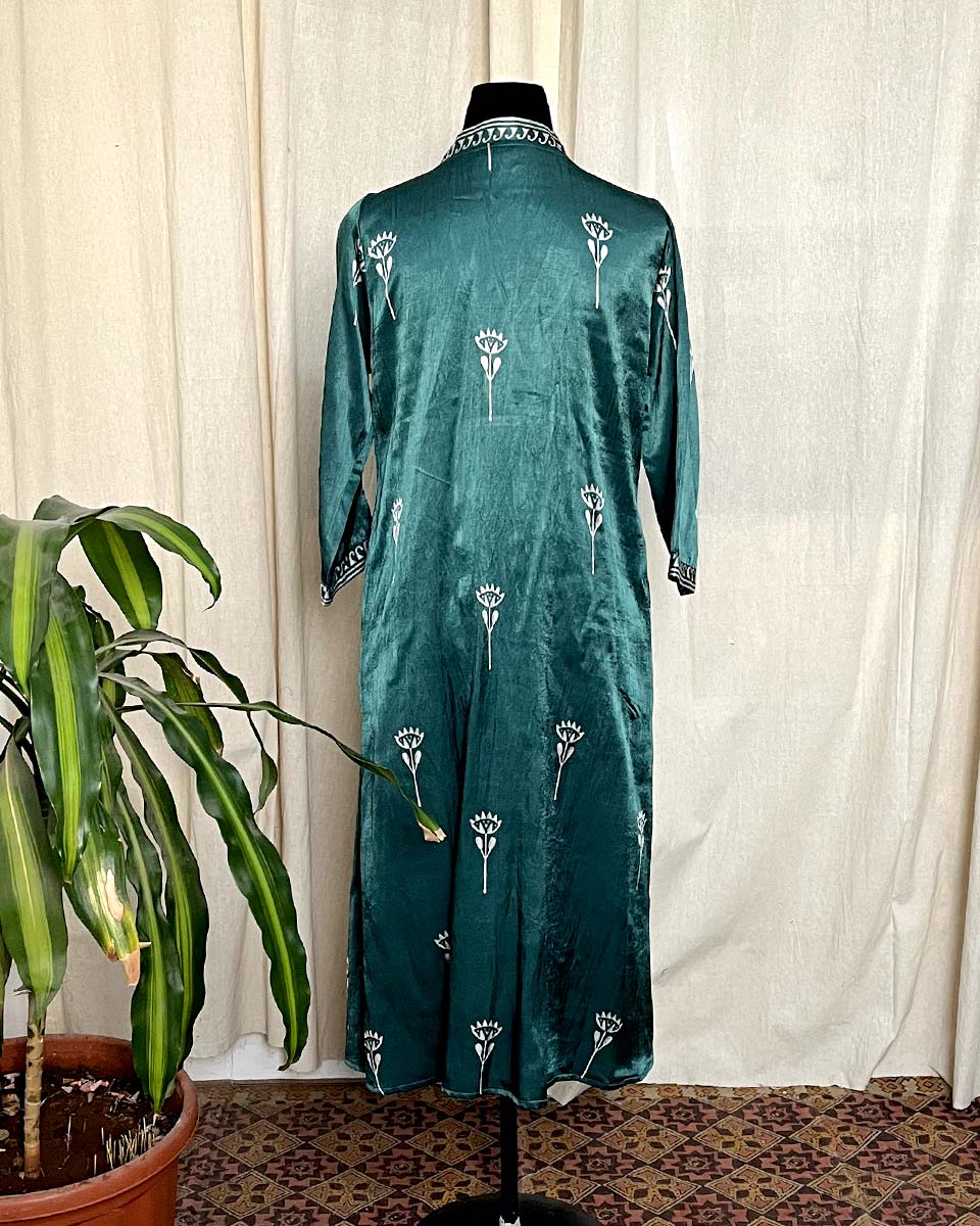 Starlace hand blockprinted kurti - LD