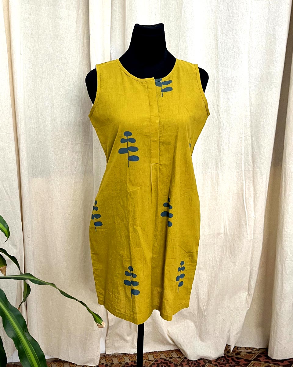 Sunline hand block printed Dress - LD