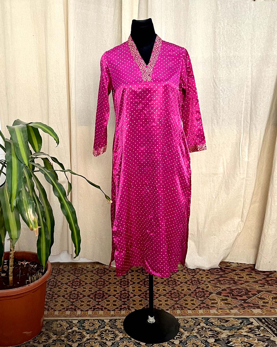 Fuchsia Flow Kurti - LD