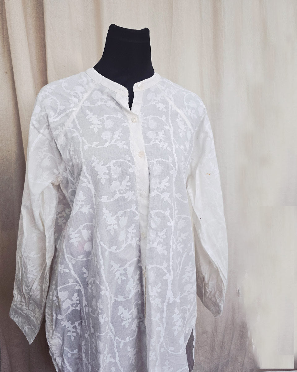 Alaya Hand block printed Cotton kurta - Love Despite