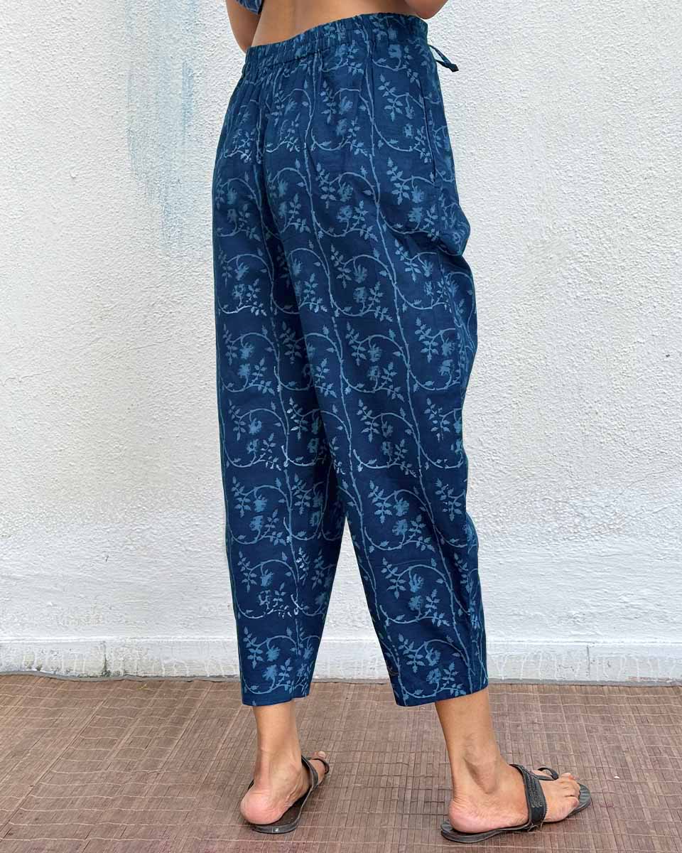 Honeyberry Blockprinted Cotton Pant