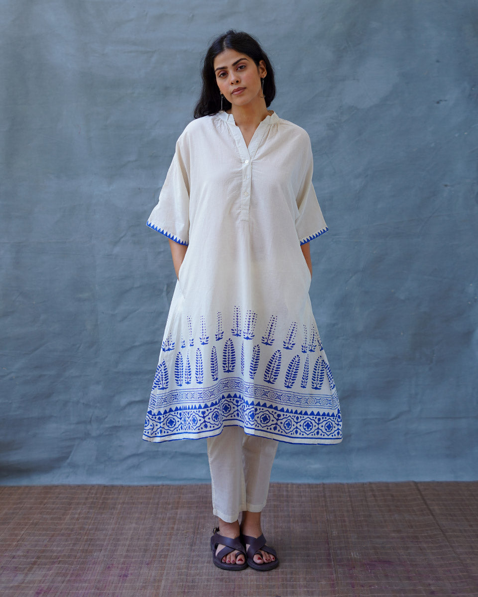 Vasara Blockprinted Cotton Kurta Set - BGVL