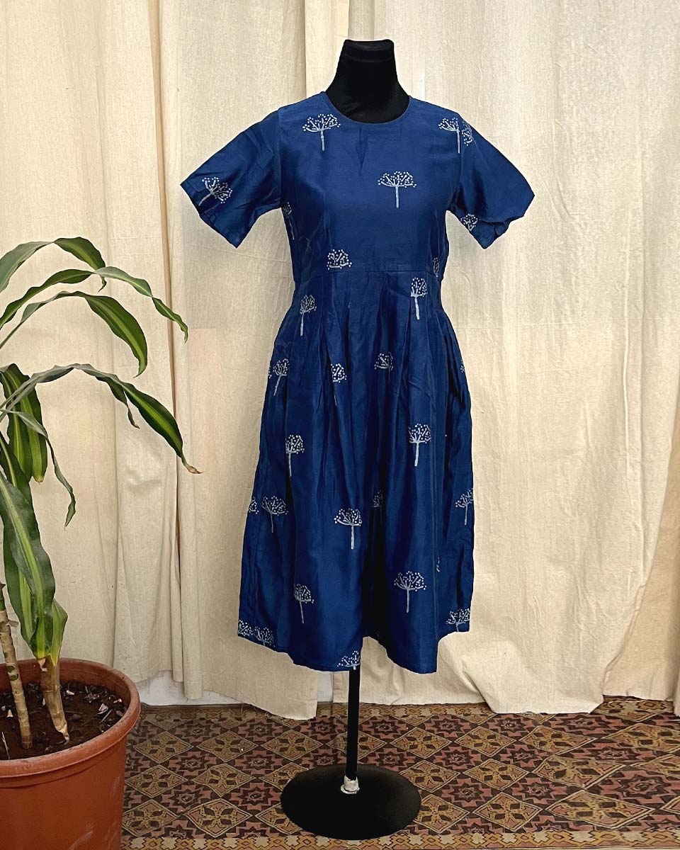 Forestlight Block printed Dress – LD
