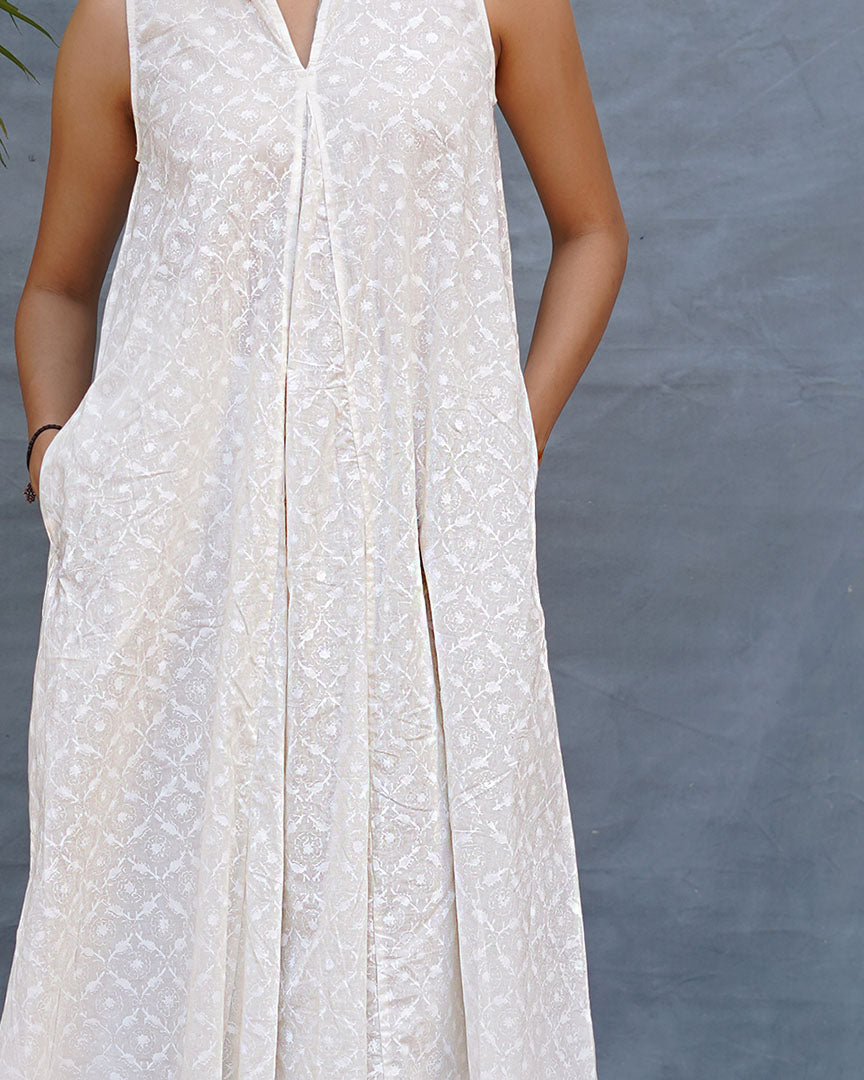 Pakeezah Cotton Kurta Set - Safed