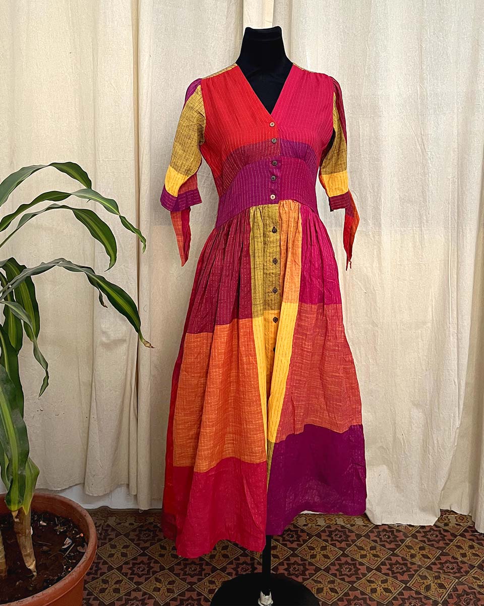 Sunflare Cotton Dress – LD