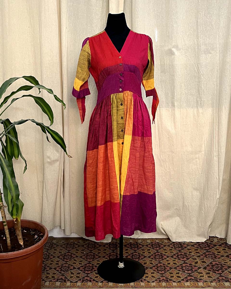 Sunflare Cotton Dress – LD