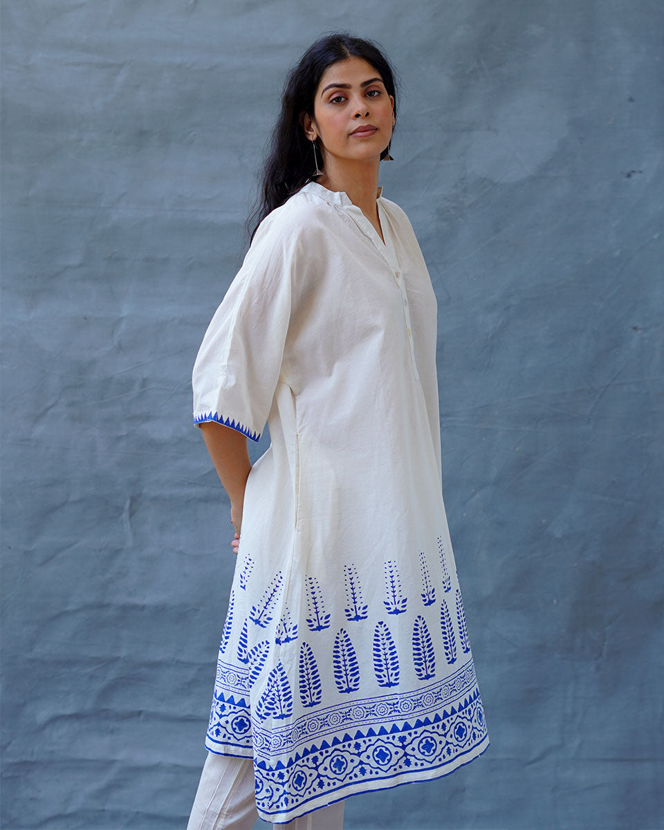Vasara Blockprinted Cotton Kurta Set - BGVL
