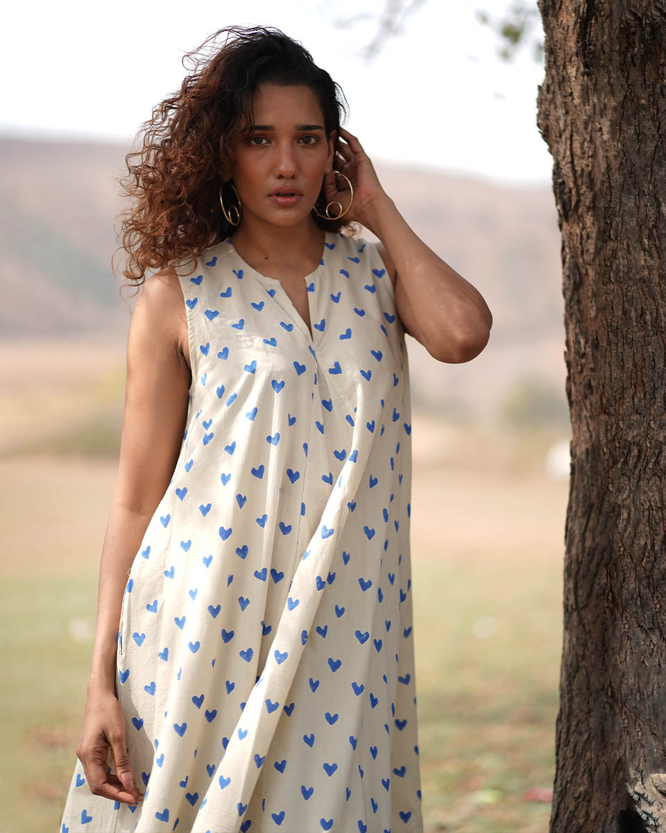 Dilruba Handblock Printed Cotton Kurti