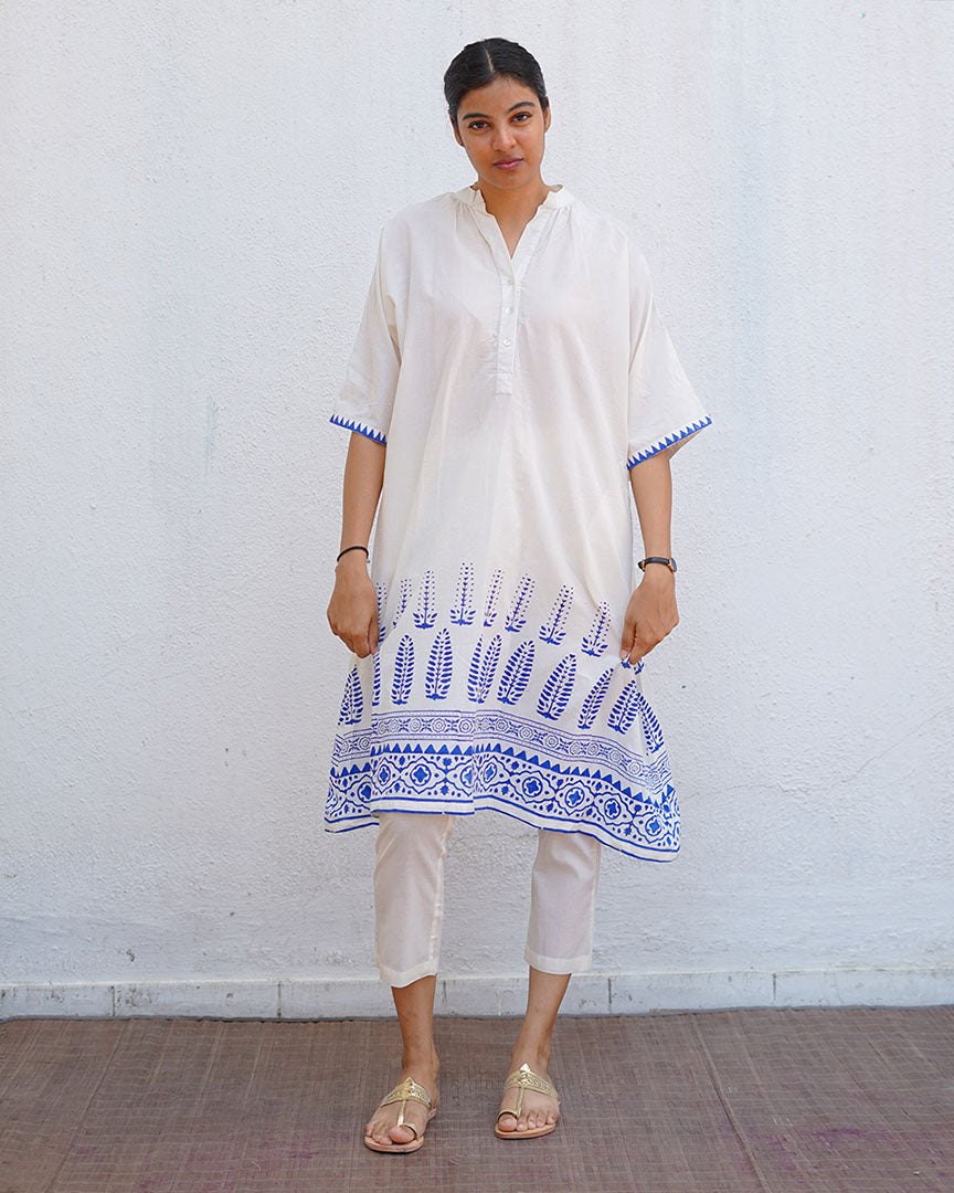 Vasara Blockprinted Cotton Kurta Set - BGVL