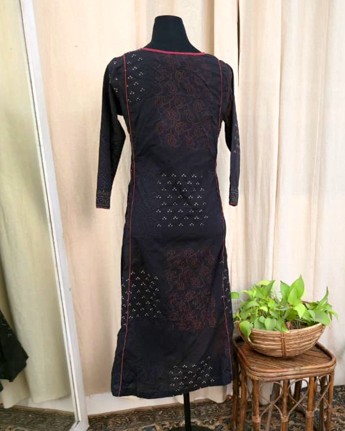 Vintage Hand block Cotton Kurta  - Love Despite