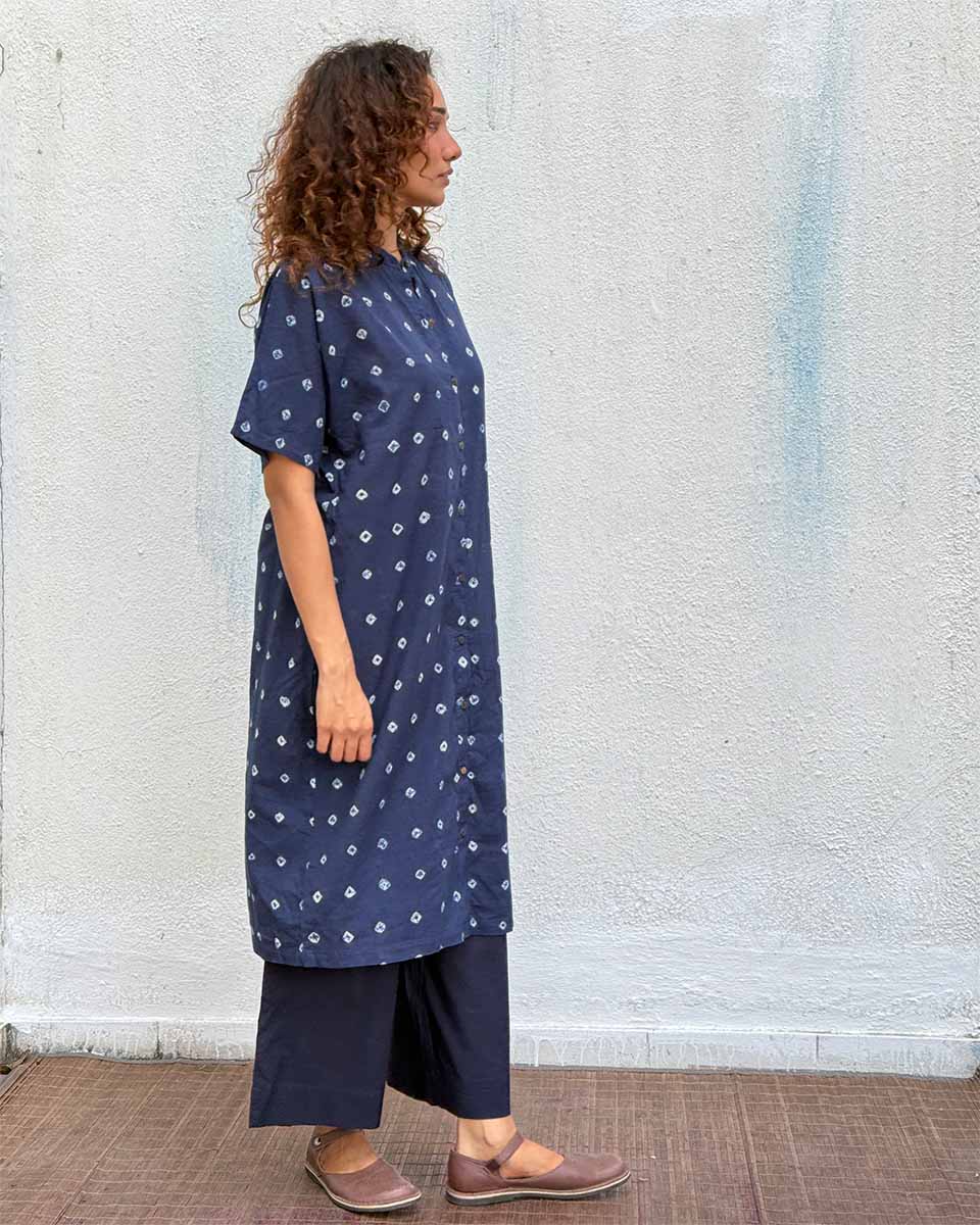 Breezy Belle Bandhej Cotton Kurti