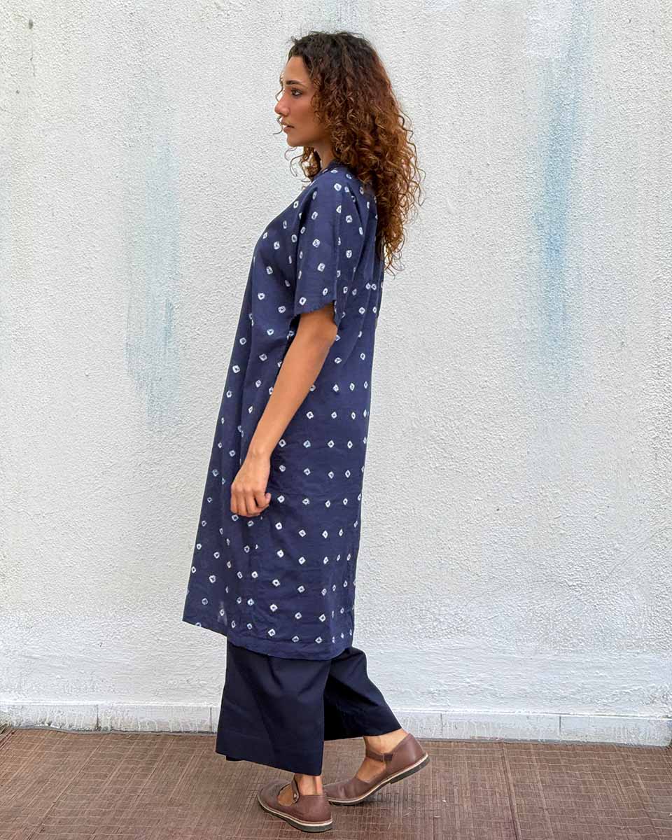 Breezy Belle Bandhej Cotton Kurti