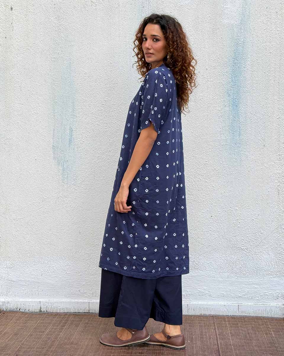 Breezy Belle Bandhej Cotton Kurti