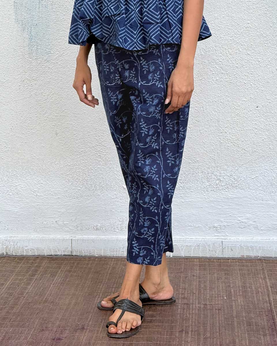 Honeyberry Blockprinted Cotton Pant