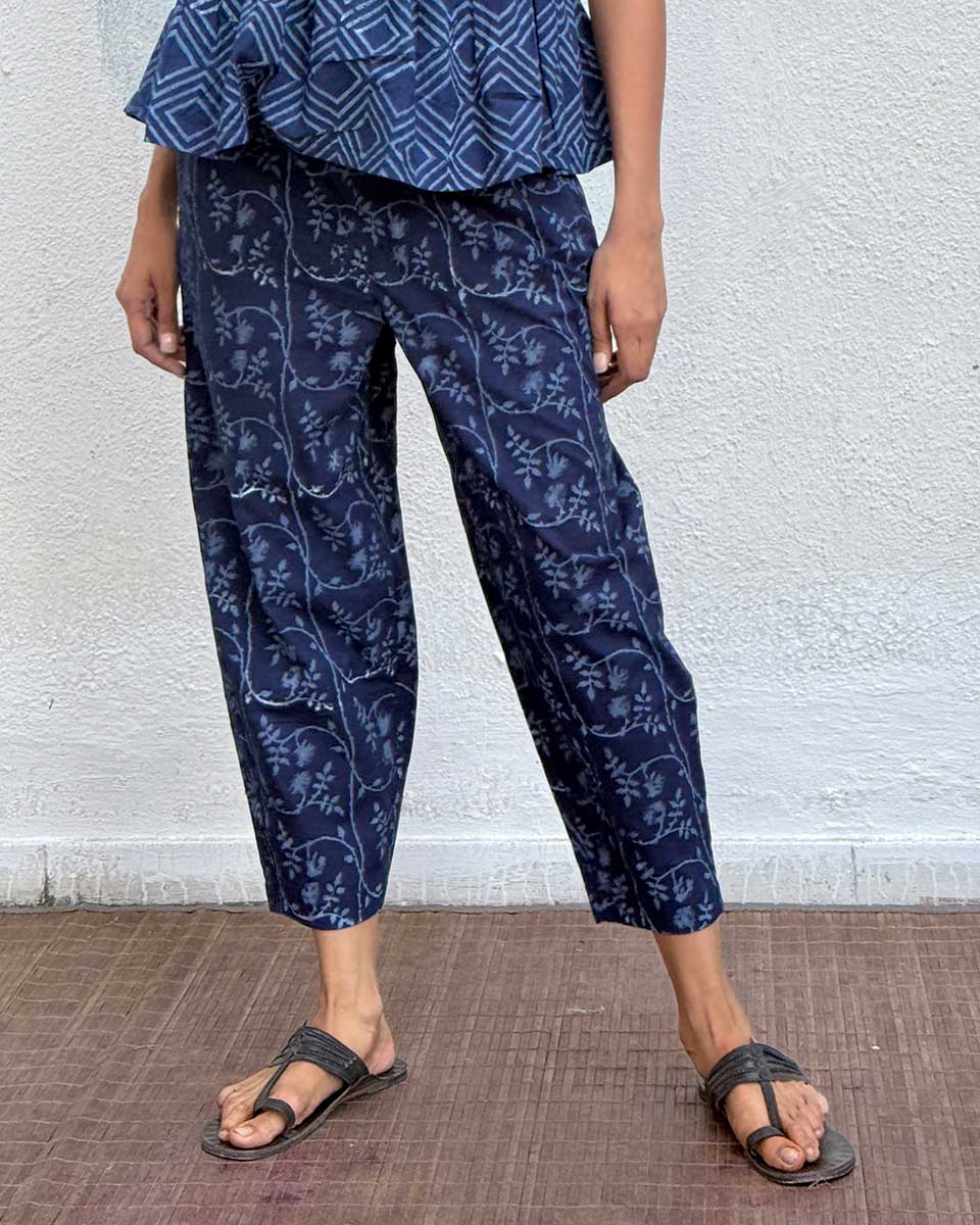 Honeyberry Blockprinted Cotton Pant