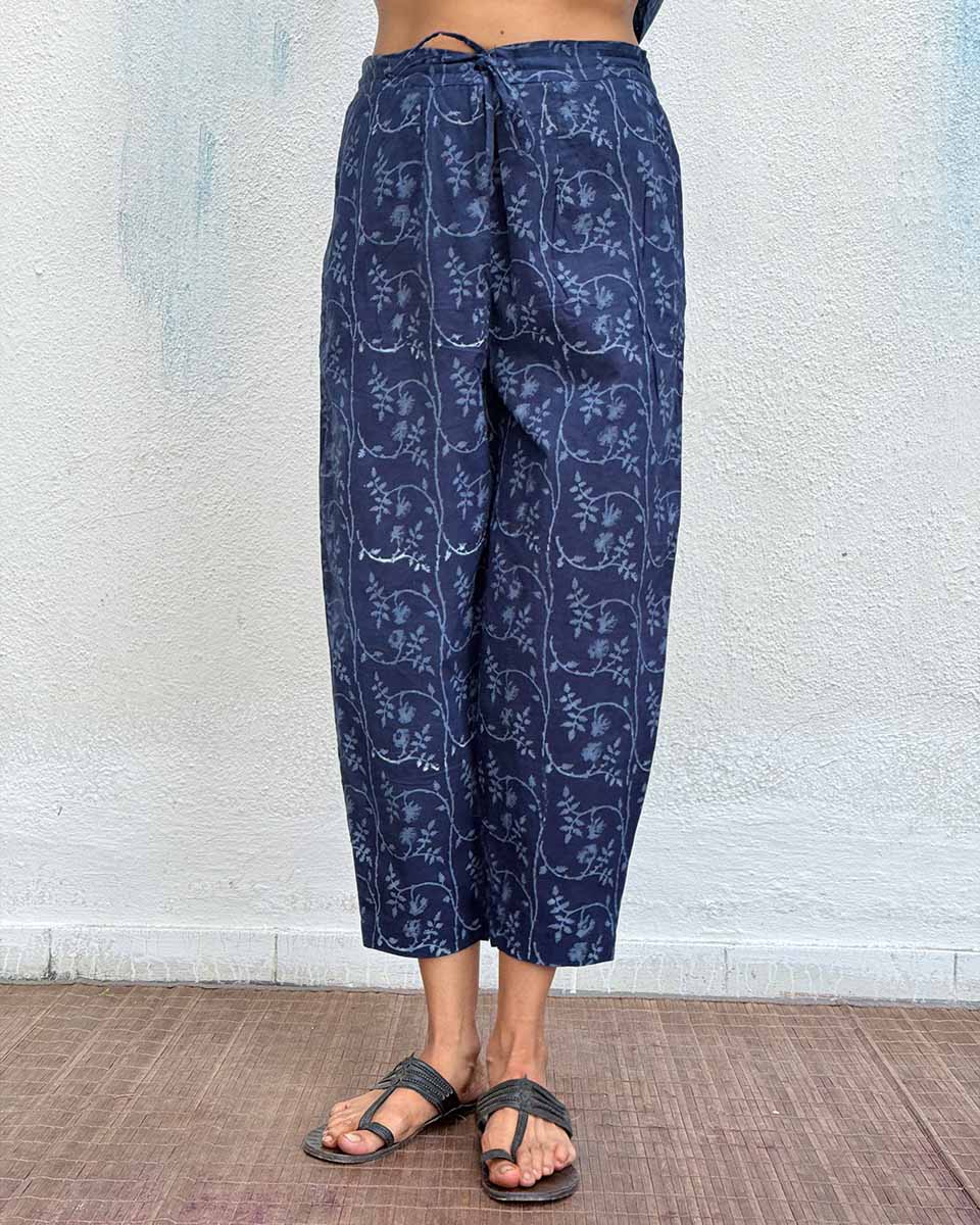 Honeyberry Blockprinted Cotton Pant