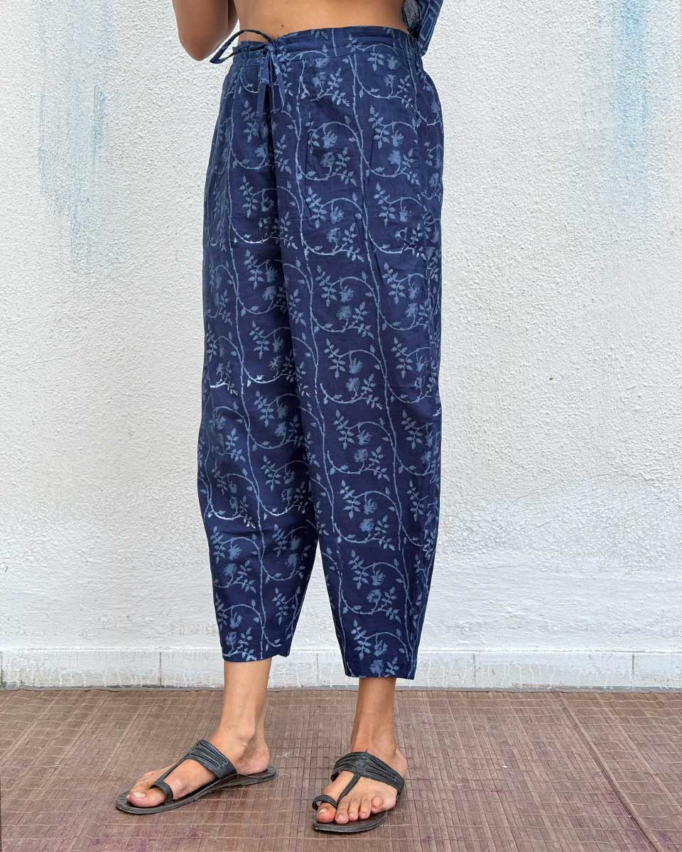 Honeyberry Blockprinted Cotton Pant