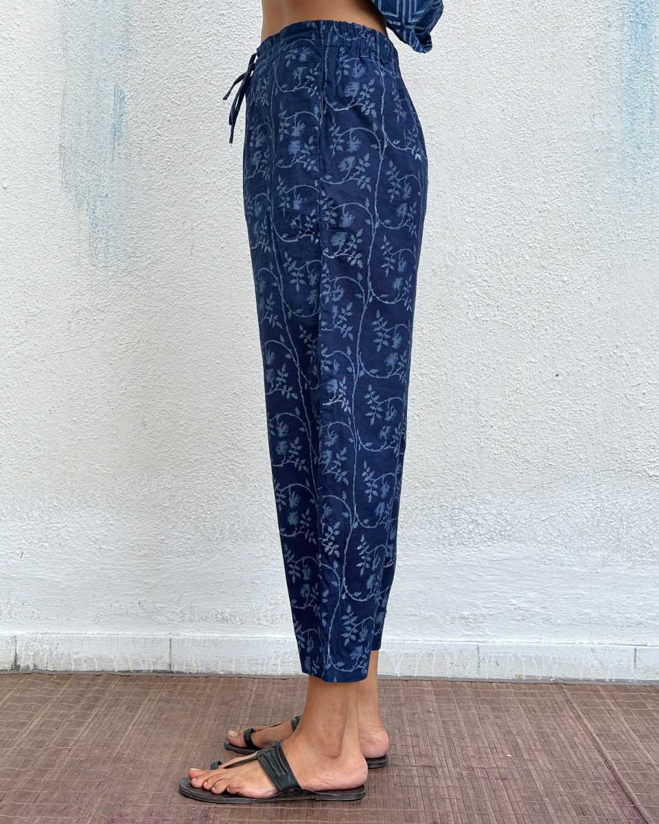 Honeyberry Blockprinted Cotton Pant