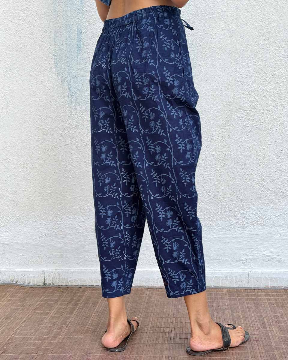 Honeyberry Blockprinted Cotton Pant