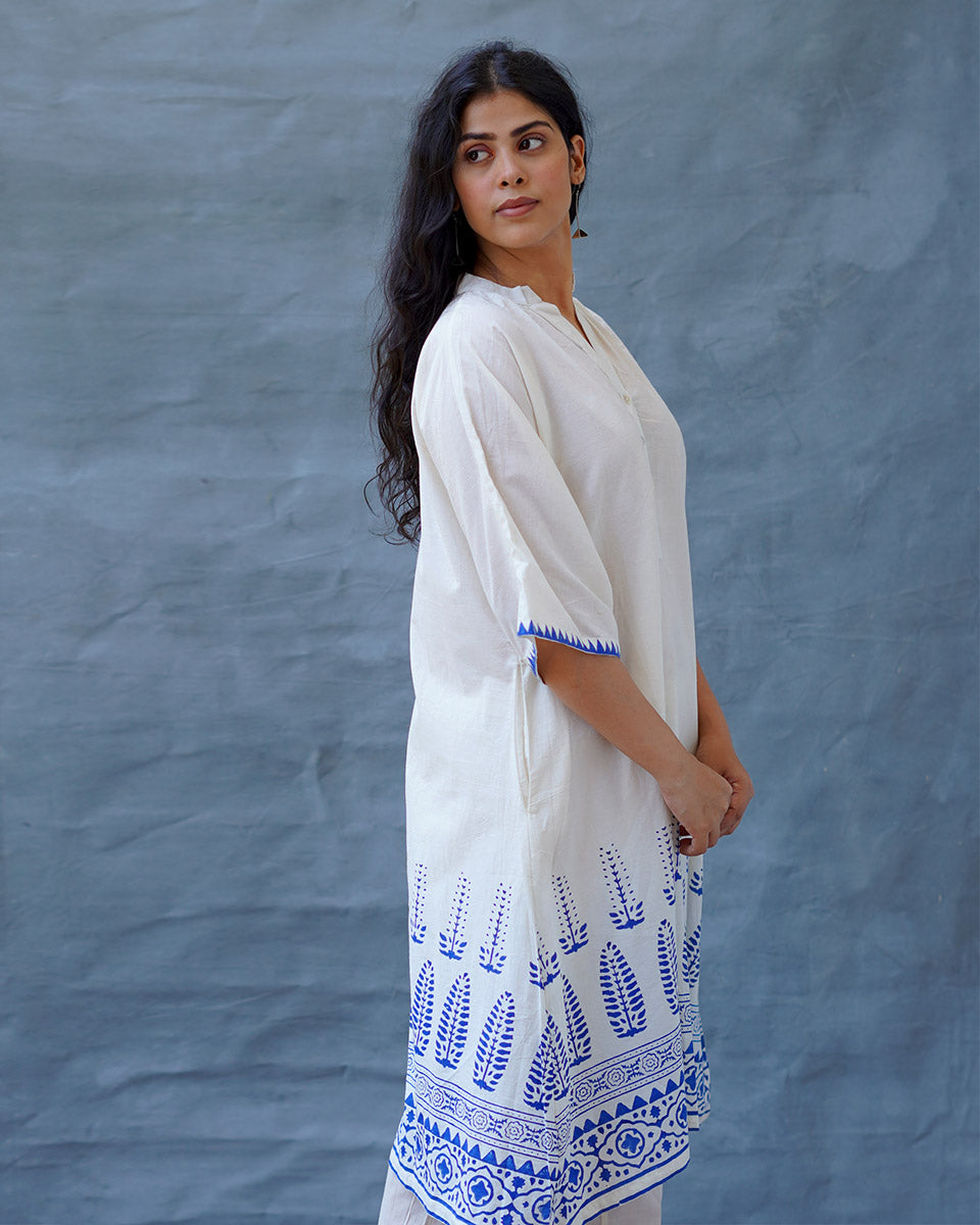 Vasara Blockprinted Cotton Kurta Set - BGVL