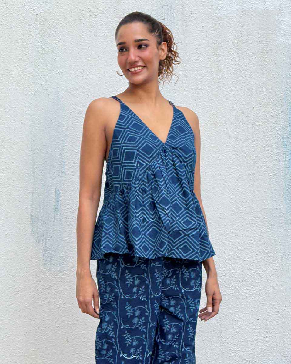 Kastoree Block printed Cotton Top