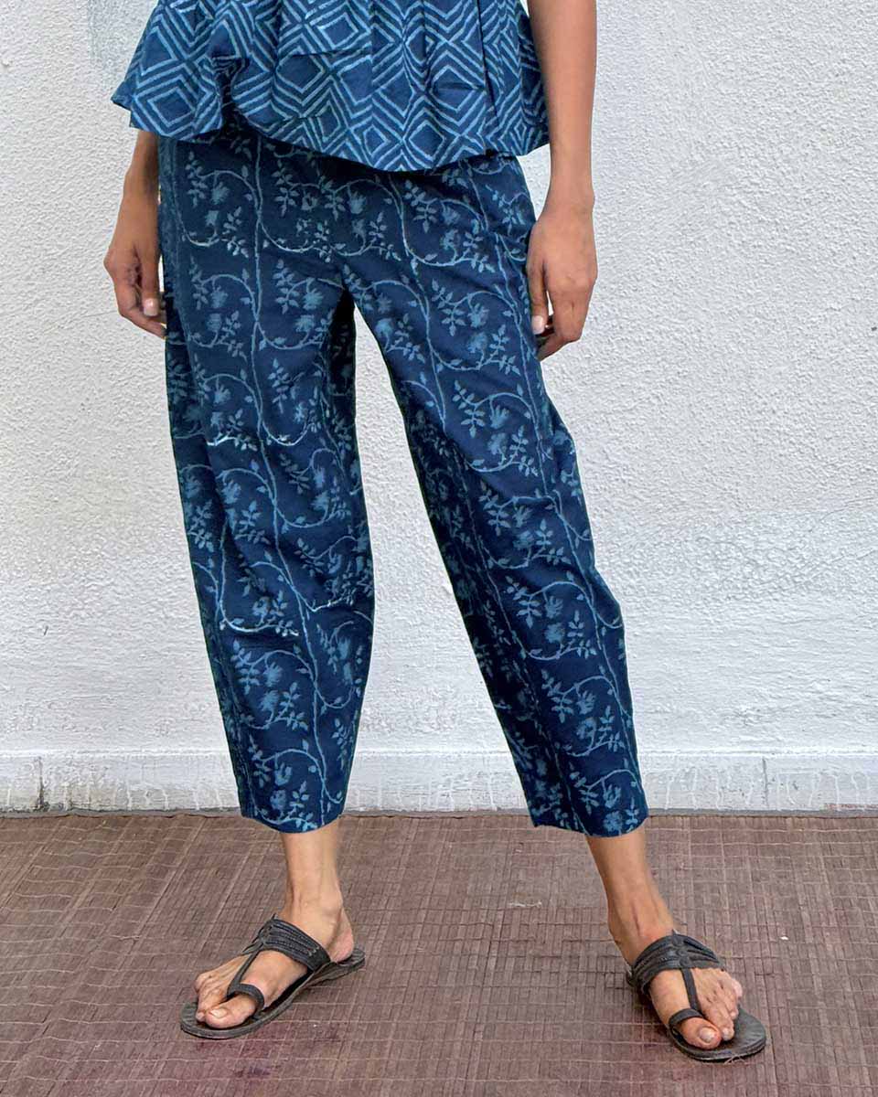 Honeyberry Blockprinted Cotton Pant