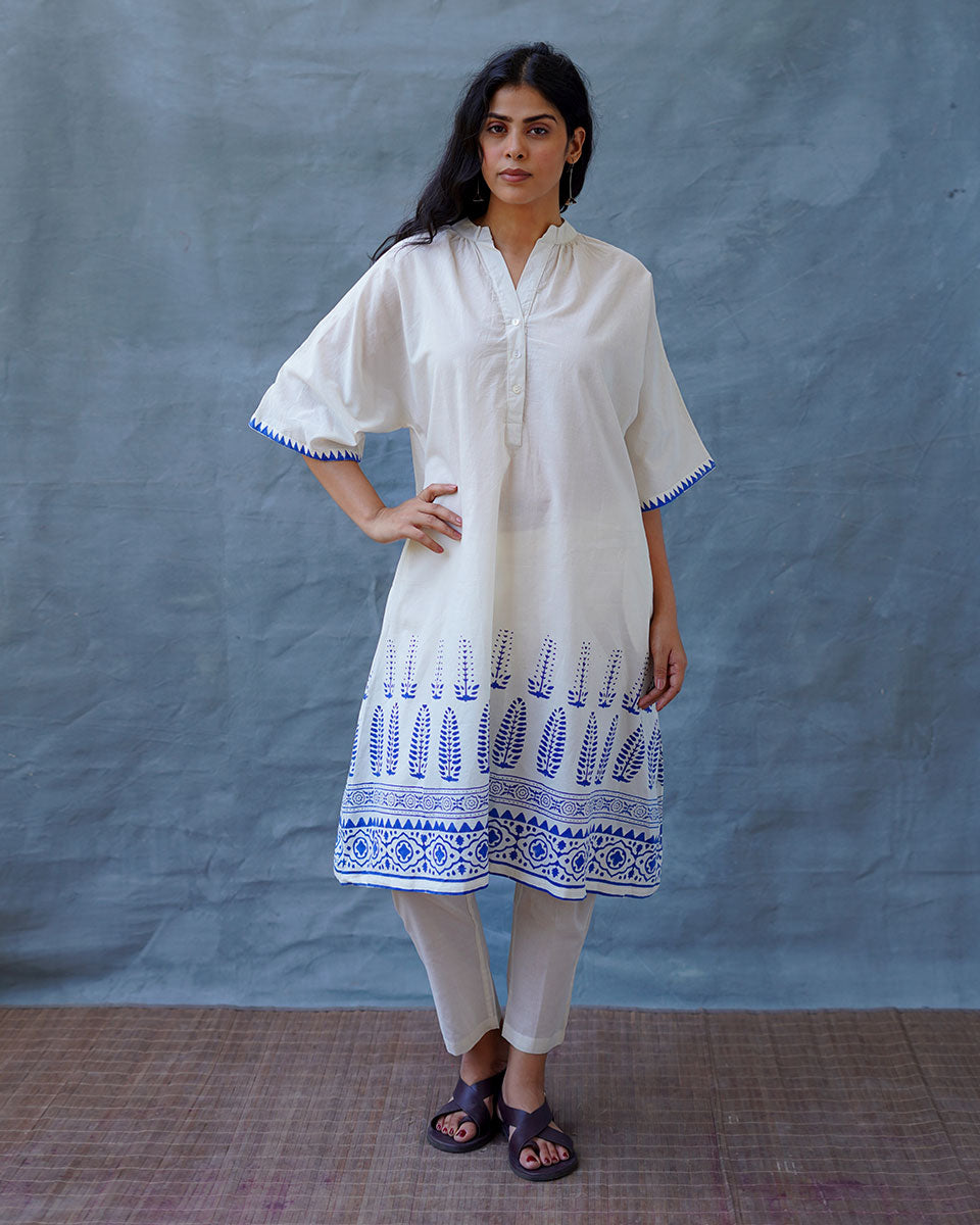 Vasara Blockprinted Cotton Kurta Set - BGVL