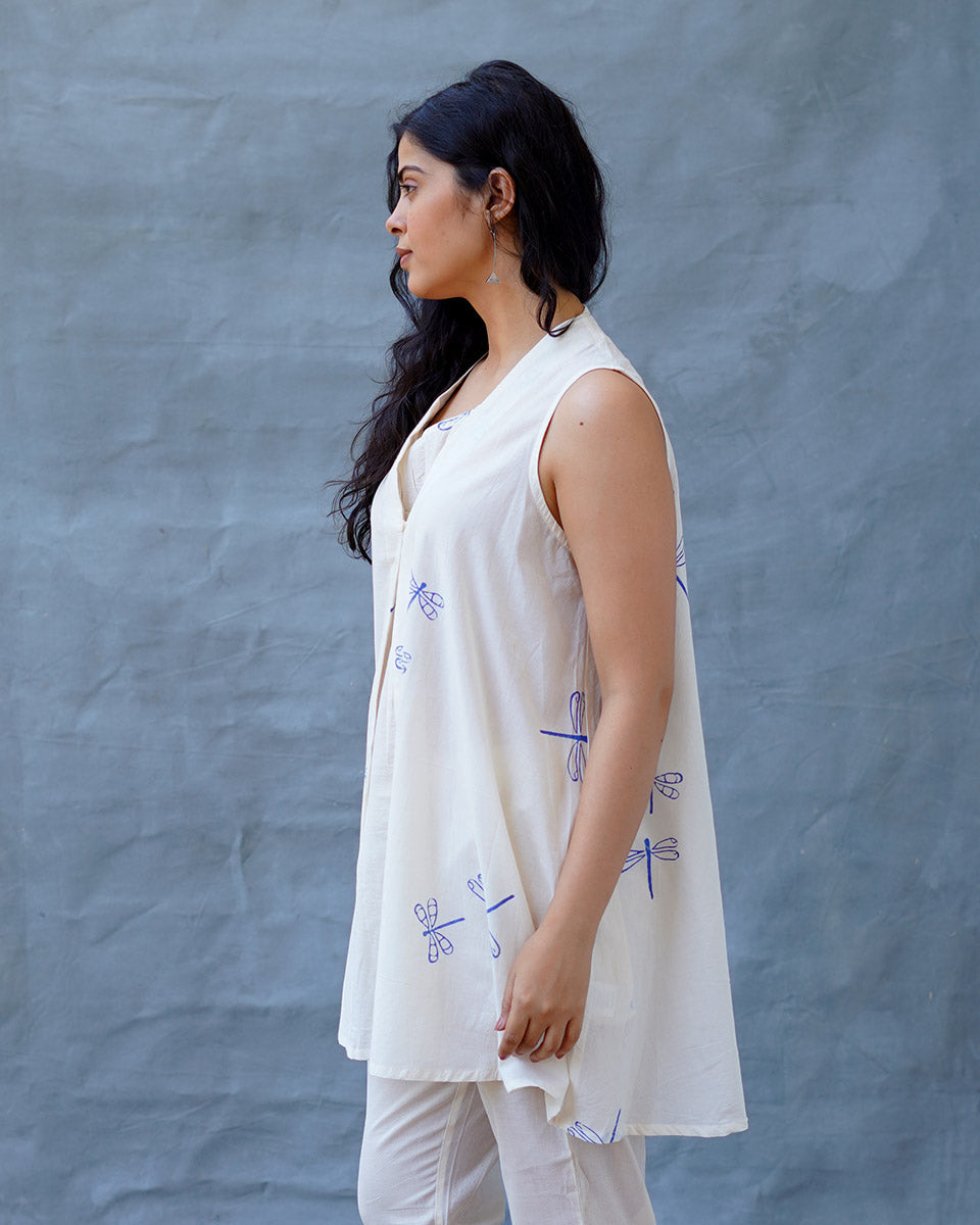 Soha Blockprinted Cotton Top - BGVL