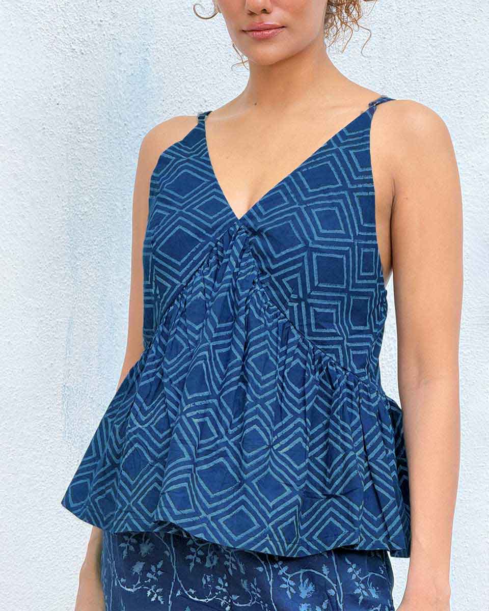Kastoree Block printed Cotton Top