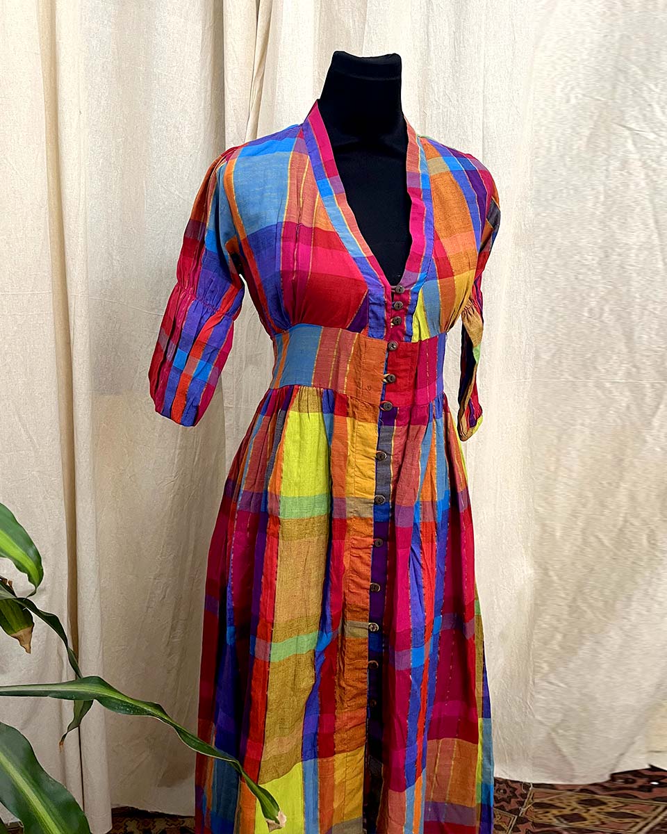 Carnival Glow cotton Dress - LD