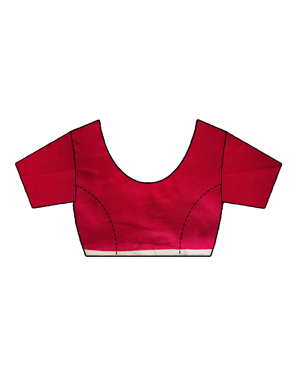 Aphrodite Pink Handwoven Cotton Saree - NTC