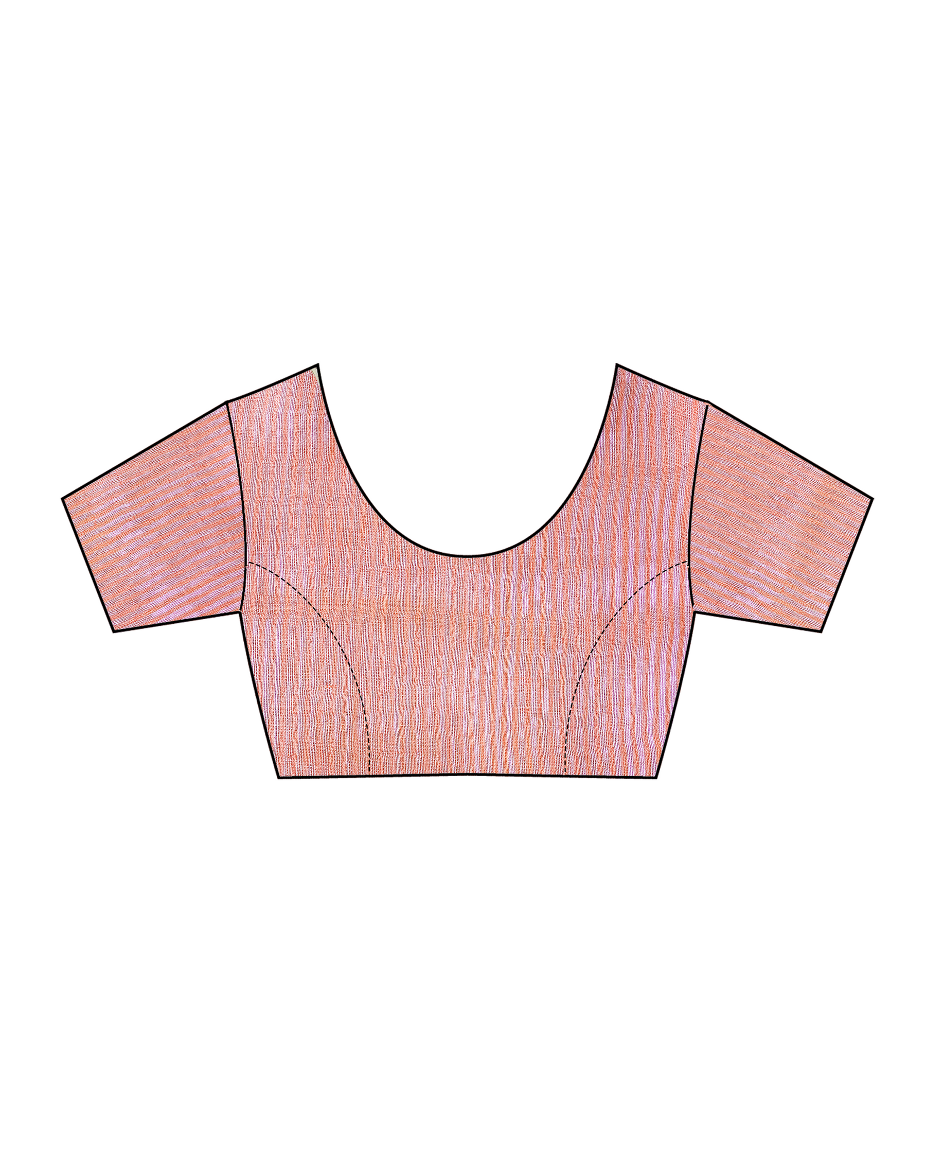 Dilruba Baby Pink Handwoven Linen Zari Saree - TOG