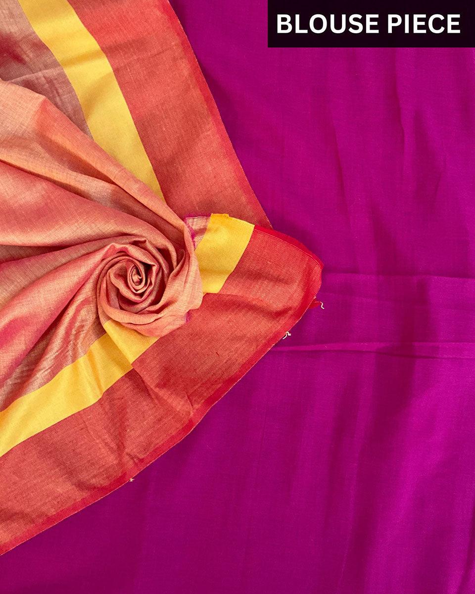 Gulali Handwoven Cotton Saree