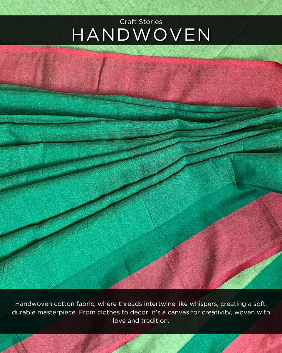 Flora Handwoven Cotton Saree