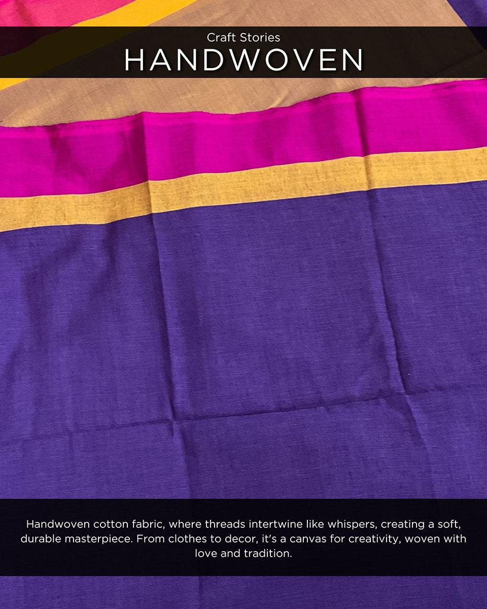 Lia Handwoven Cotton Saree