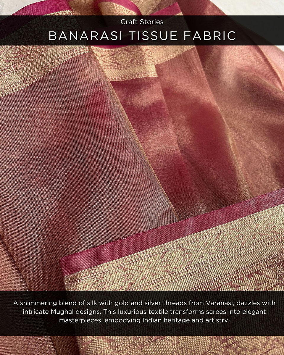Firosa Tissue Saree - Nargiz