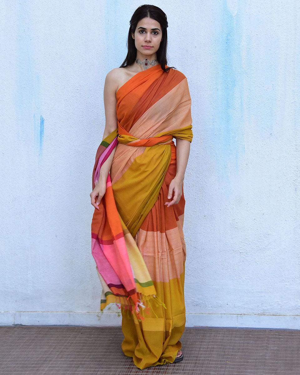 Cotton sarees | Cotton saree for women | Cotton saree online | Cotton saree | Chidiyaa