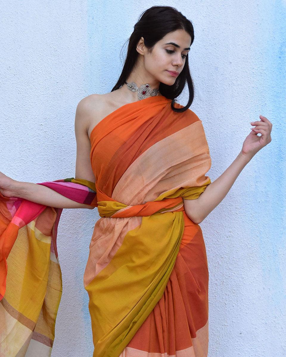 Cotton sarees | Cotton saree for women | Cotton saree online | Cotton saree | Chidiyaa