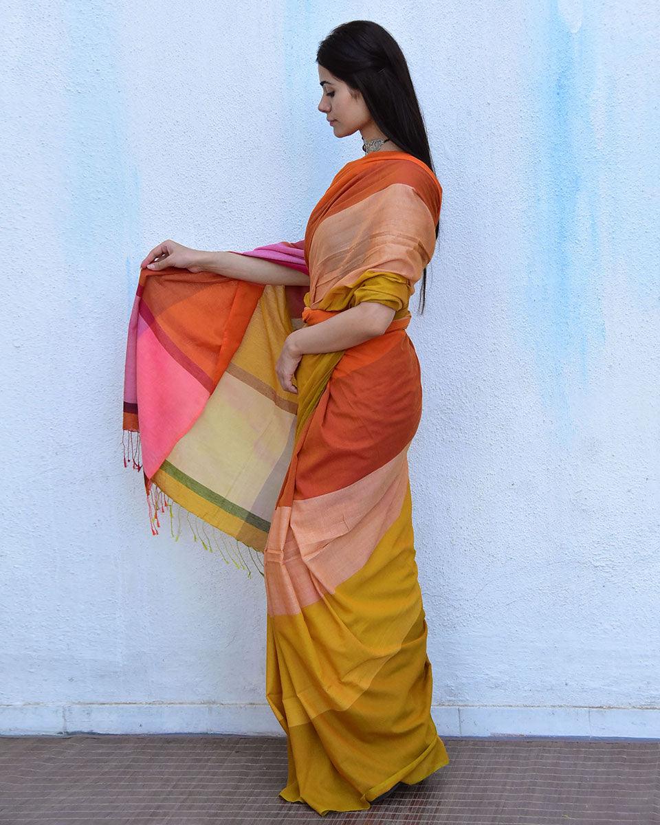 Cotton sarees | Cotton saree for women | Cotton saree online | Cotton saree | Chidiyaa