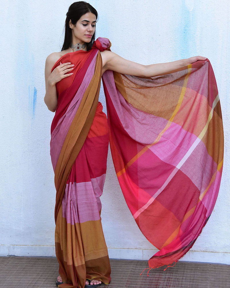Cotton sarees | Cotton saree for women | Sarees | Cotton saree | Chidiyaa