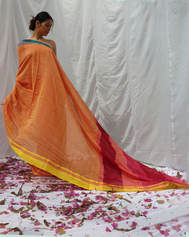 Her Kind Handwoven Cotton Saree - LIDD