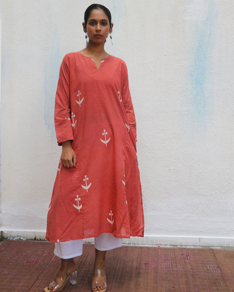 Shama Block Printed Cotton Kurti