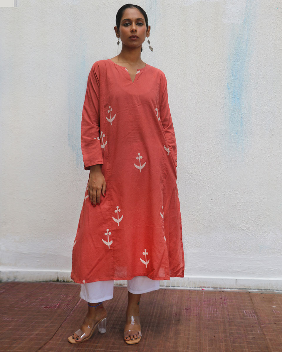 Shama Block Printed Cotton Kurti