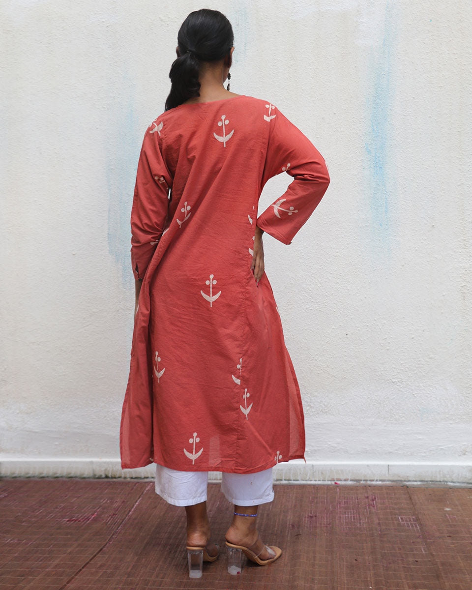 Shama Block Printed Cotton Kurti