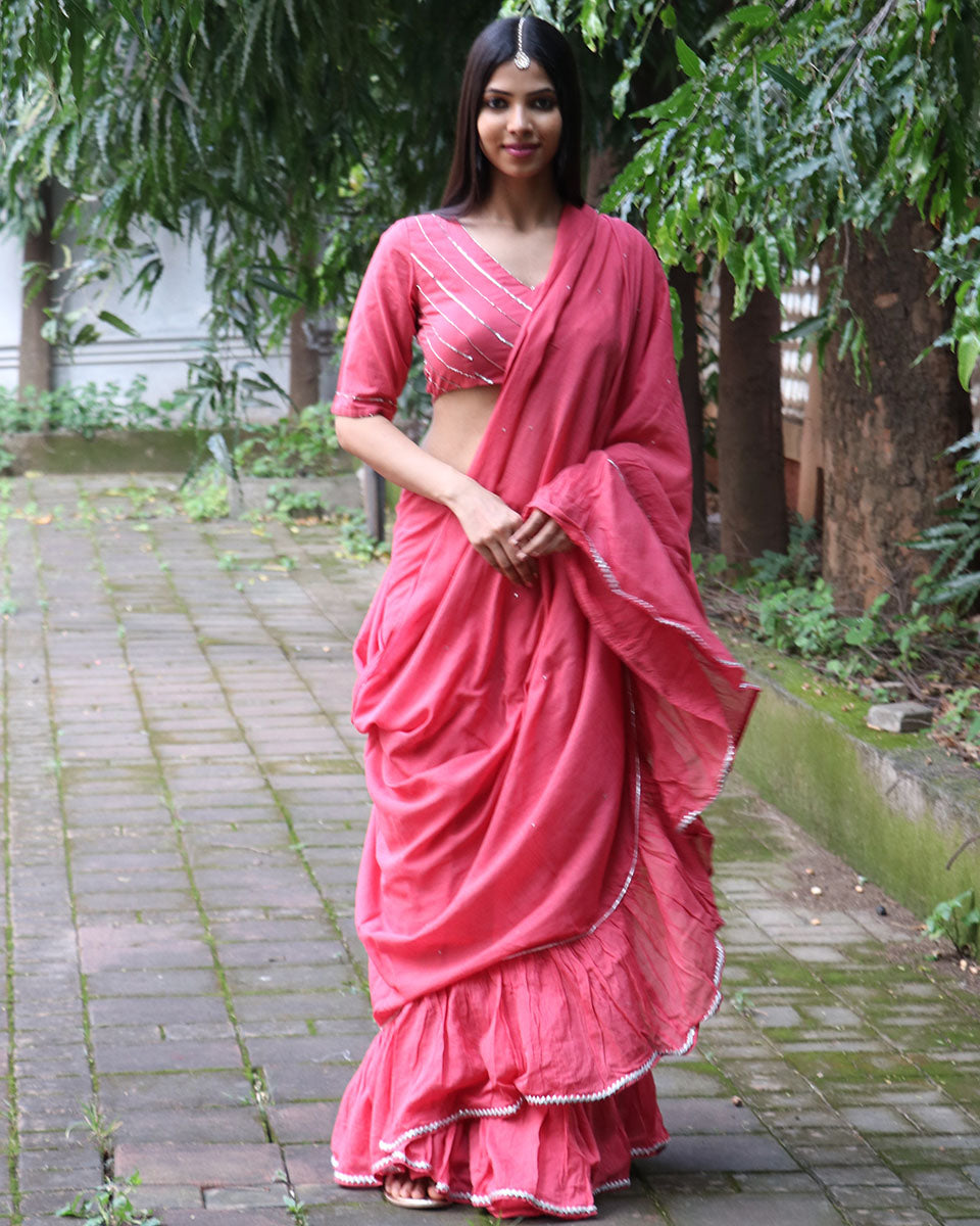 Cotton sarees | Cotton mul mul saree | Cotton saree for women | Chidiyaa | Blouse | Blouses | Cotton blouse 