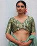 Mehendi Green Brocade Blouse - TOG main image 0