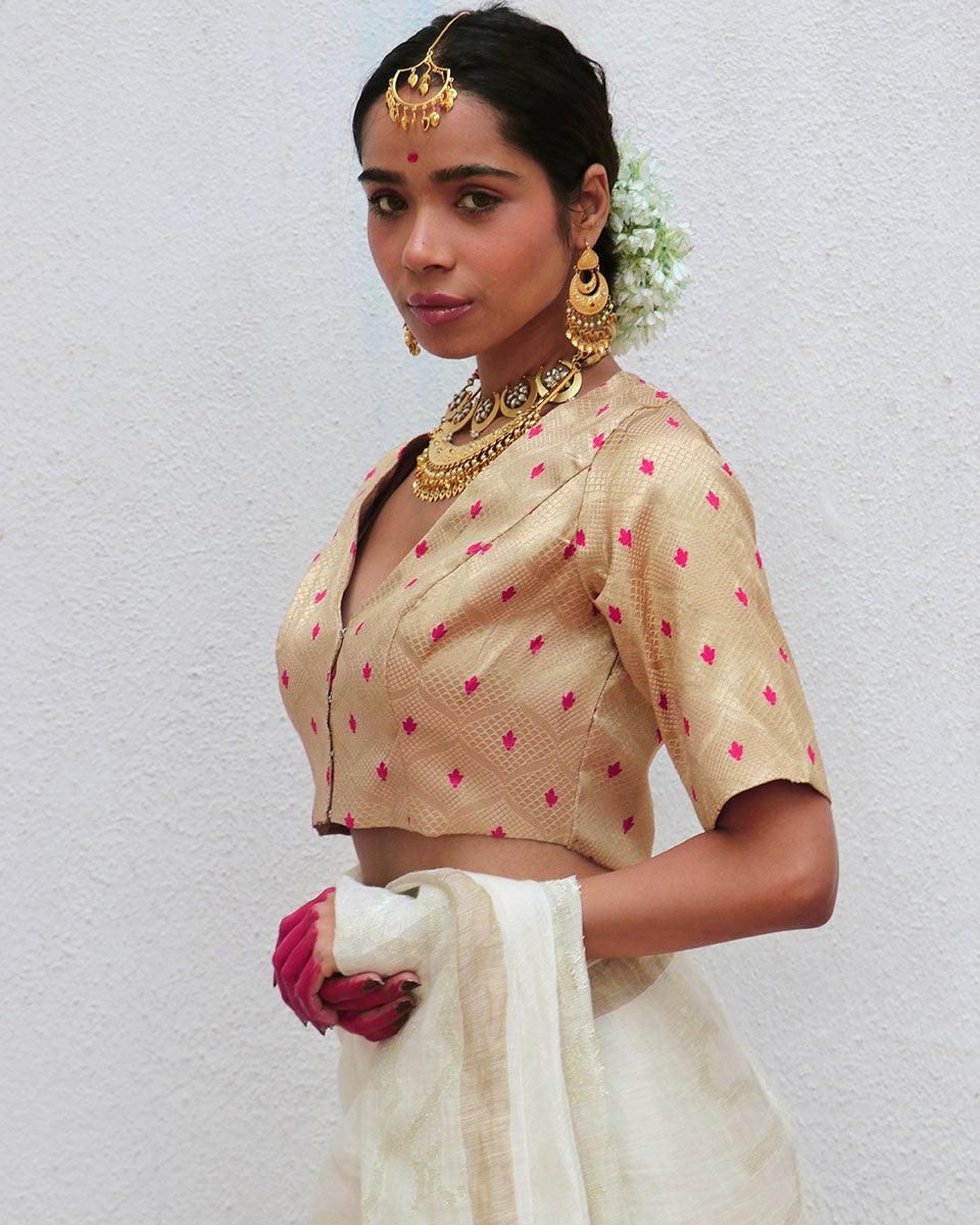 Nazreen Brocade Blouse